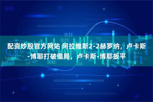 配资炒股官方网站 阿拉维斯2-2赫罗纳，卢卡斯-博耶打破僵局，卢卡斯-博耶扳平